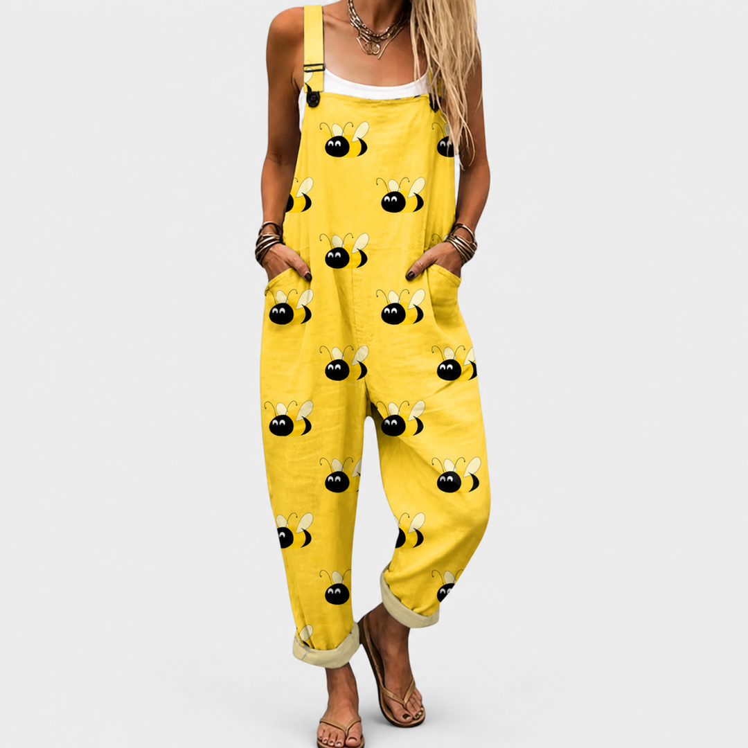 Valentina™ | Tuta Stampata Api Gialla