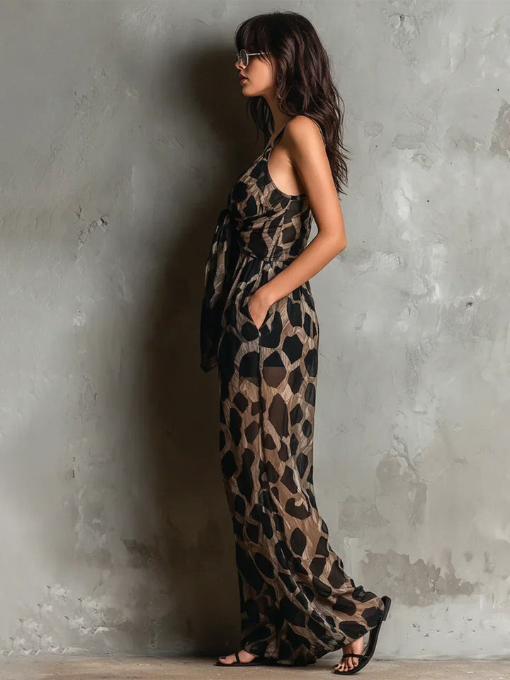 Combinaison Constance Stampa Leopardo