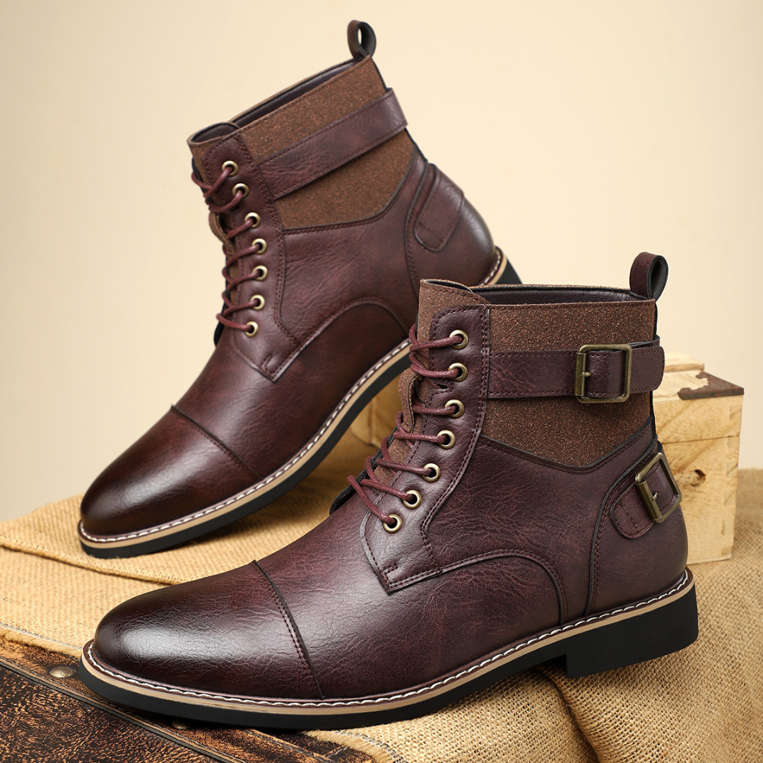 Xavier™ Stivali Ortopedici Robusti con Zip