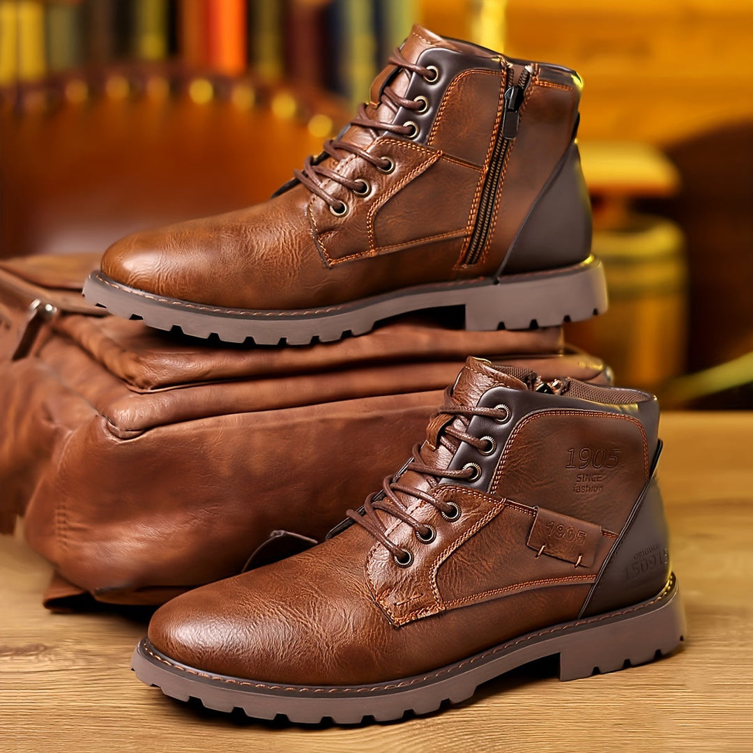 Daniel™ Stivali Ortopedici Vintage Stringati