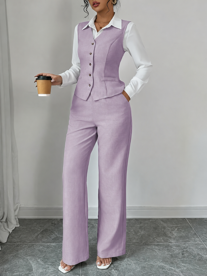 SET ELEGANTE JAS IN PANTALONE PER DONNE