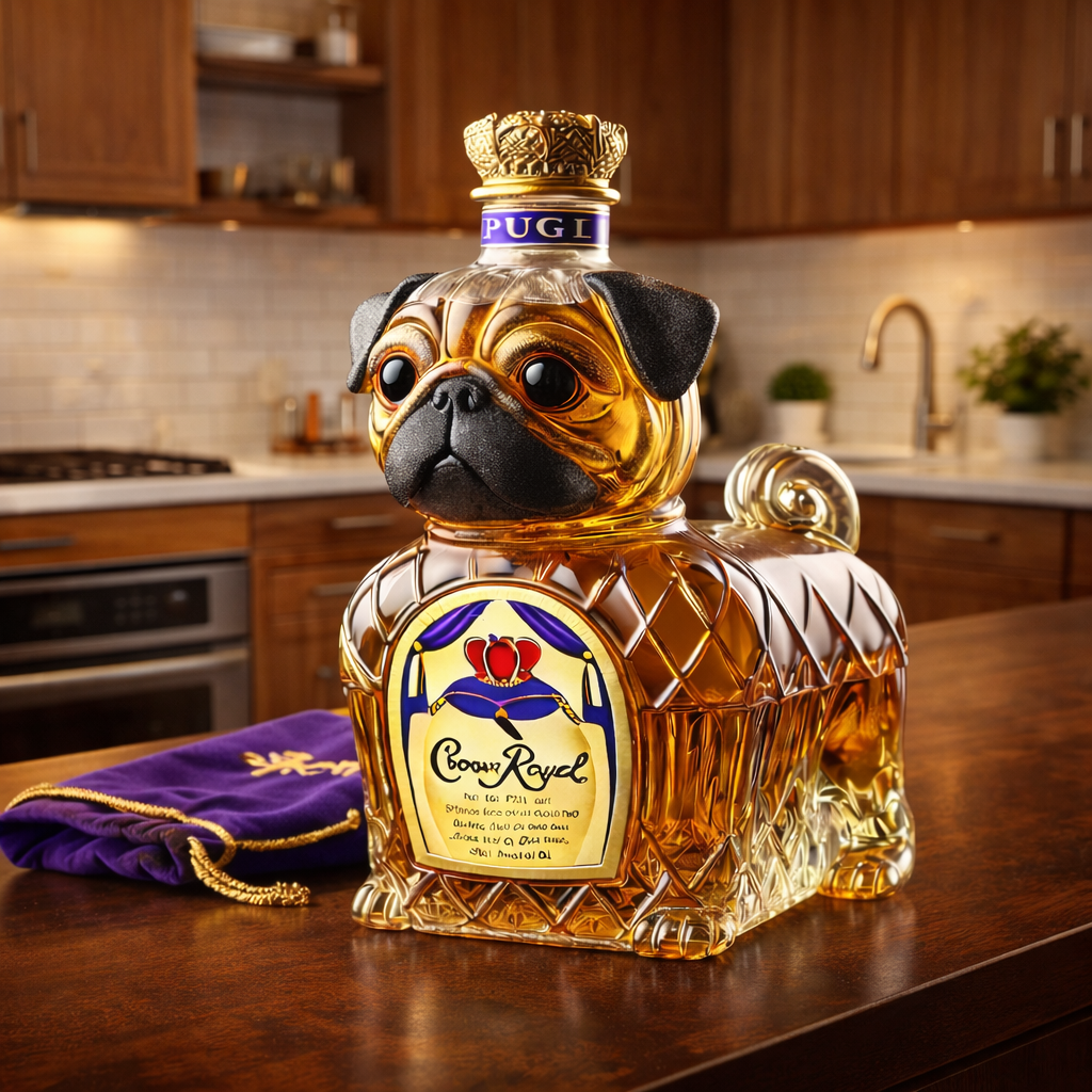 Caraffa in Vetro | Edizione Bulldog Francese
