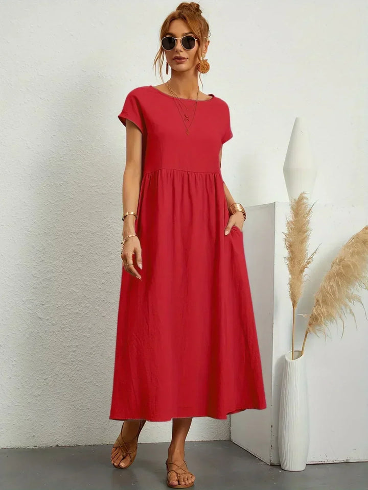 Gabrielle - Abito Midi di Eleganza Senza Tempo