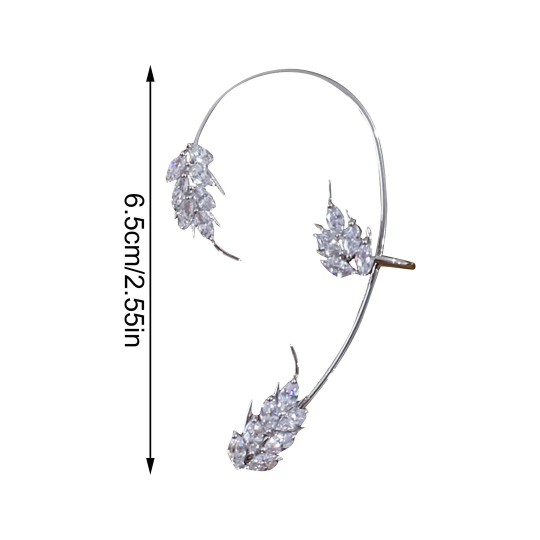 Ear Cuff a Foglia Elisia – Coppia