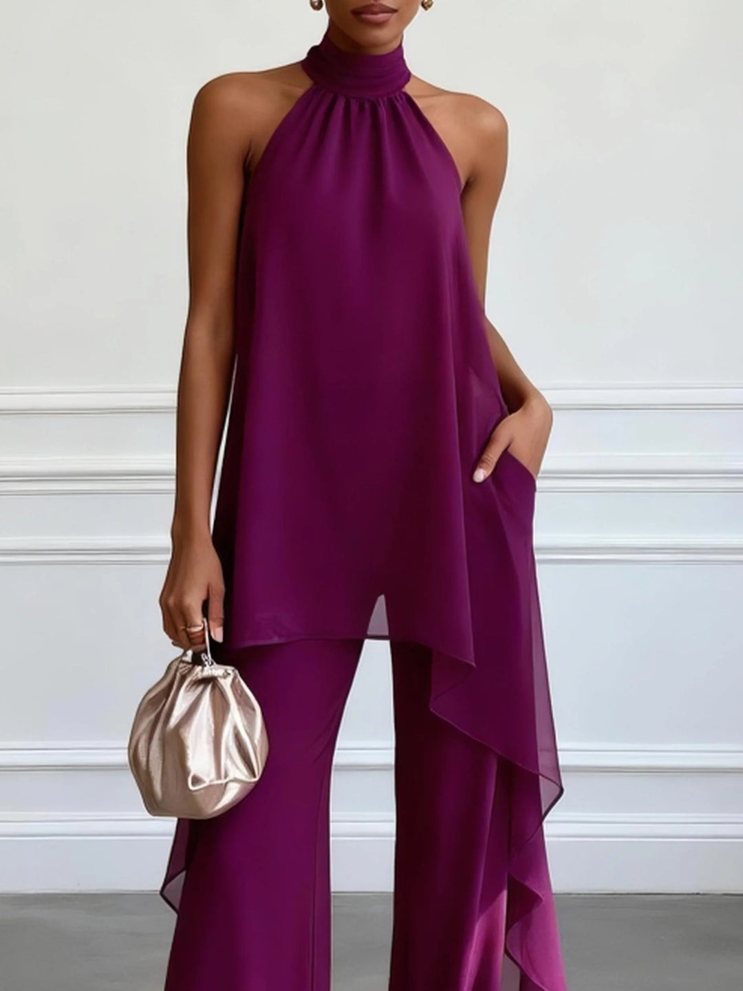 BELLUCCI MILANO | COMPLETO HALTER ELEGANTE PER DONNE