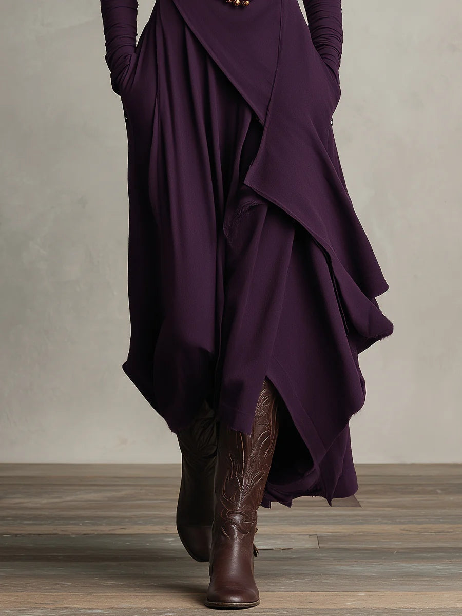 Iris™ | Abito maxi viola