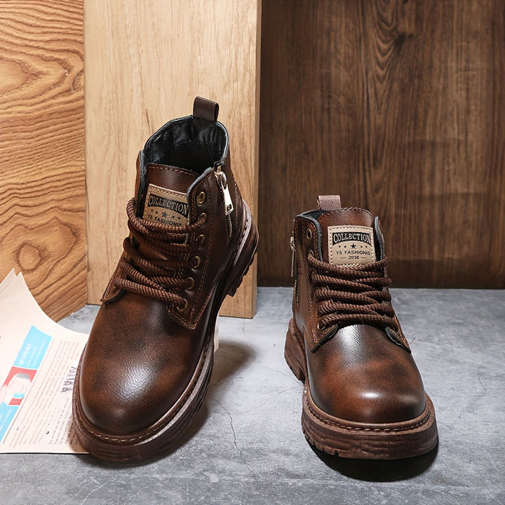 Alex™ Stivali Ortopedici Vintage Stringati