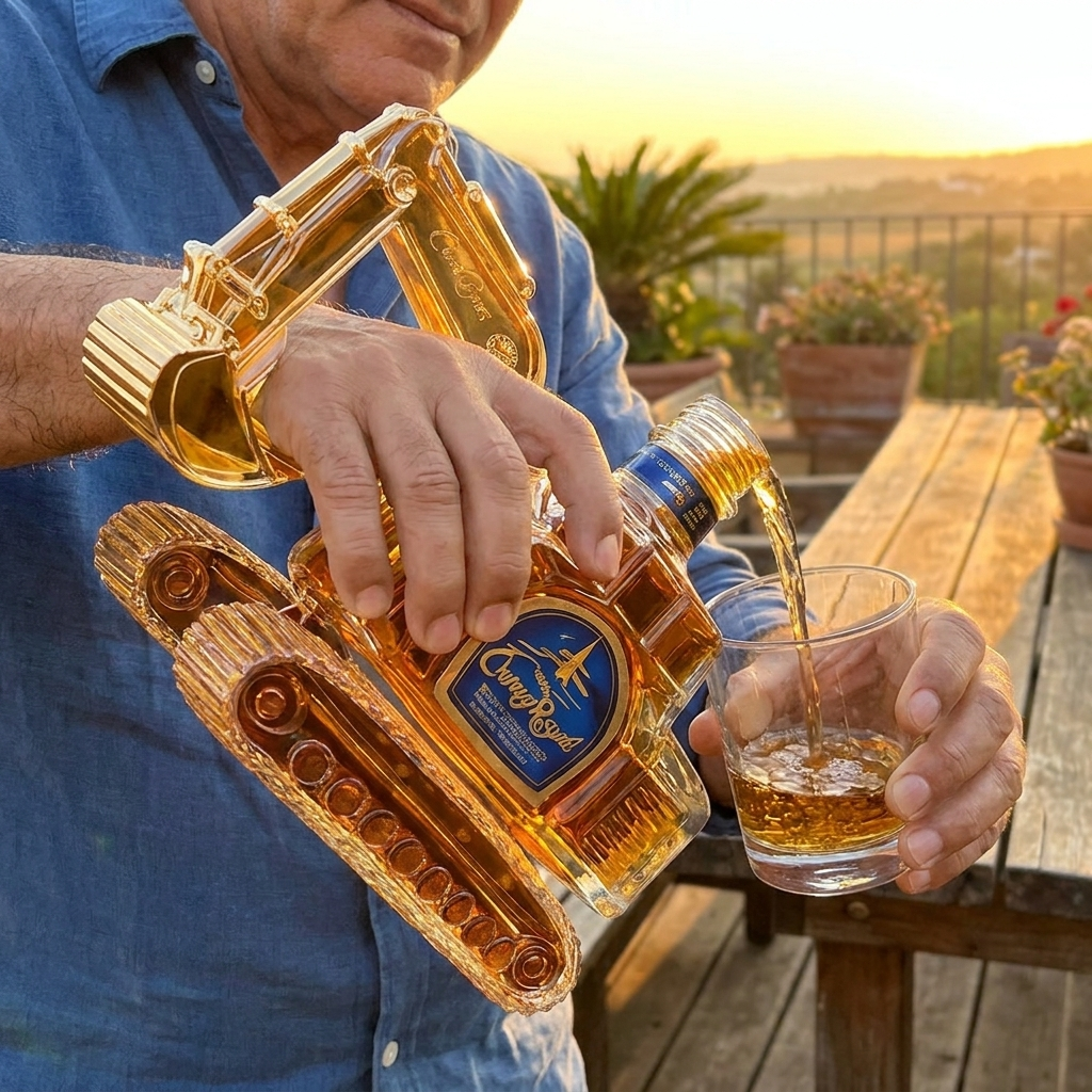 Caraffa per Whisky | Edizione Escavatore. PIÙ VENDUTA
